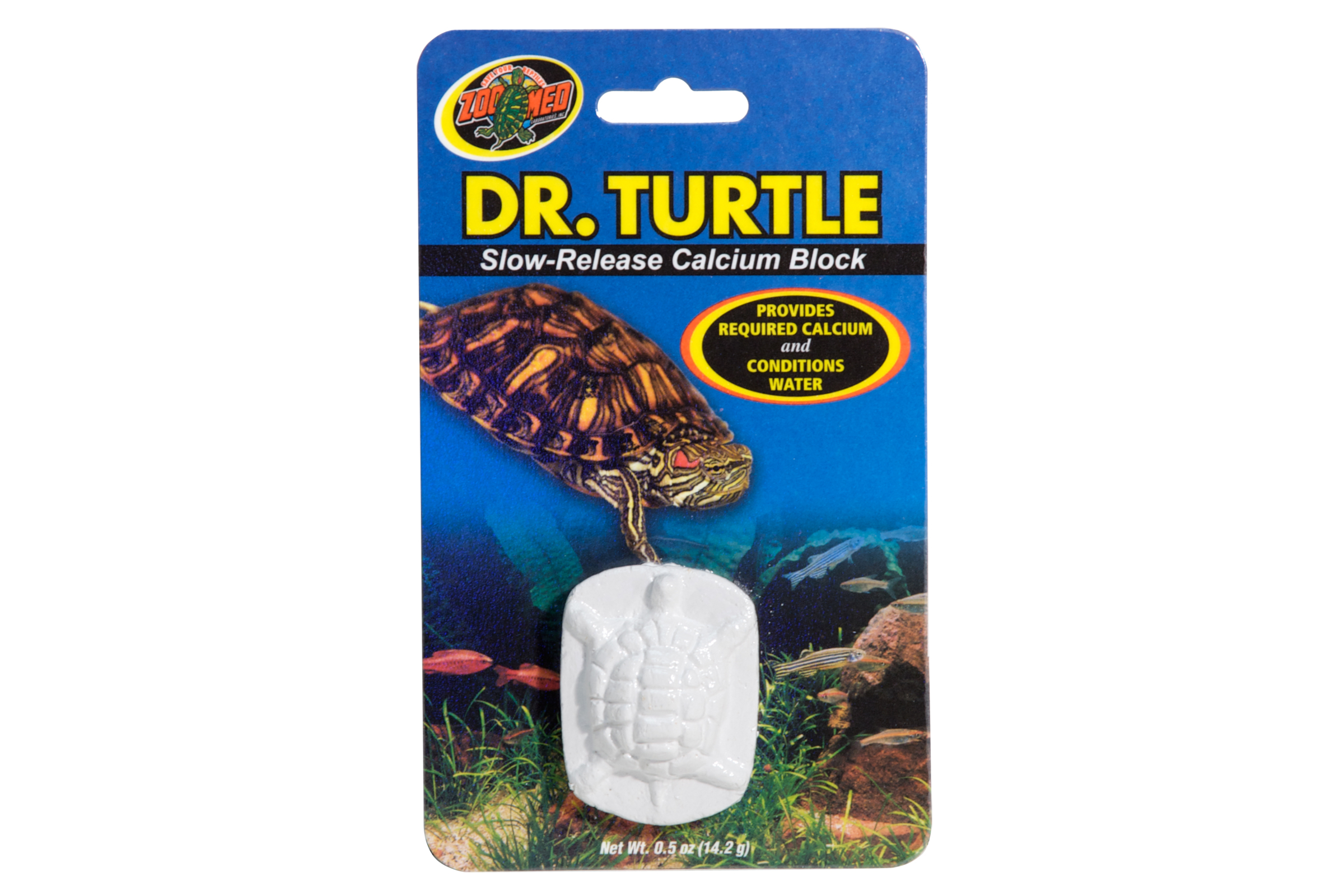 Zoomed Dr. Turtle Slow-Release Calcium Block, Kalziumblock, 14,2 g